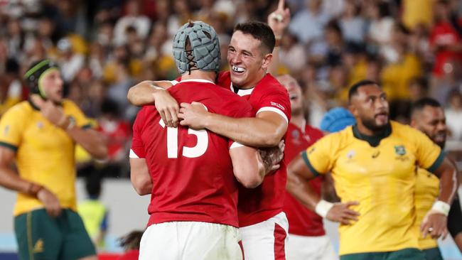 Wales were too strong for the Wallabies and are well-placed ahead of the quarter-finals. Picture: AFP