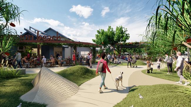 Concept designs for the Mission Beach Town Centre Revitalisation project have been released. Picture: supplied.