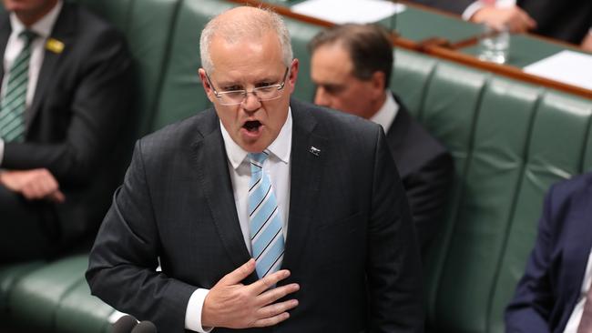 Prime Minister Scott Morrison praised Picture Kym Smith