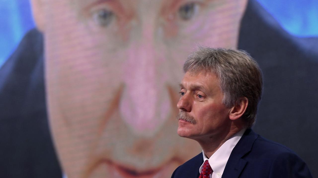 Kremlin spokesman Dmitry Peskov has warned of the “inevitability” of a wider war if NATO and allies send ground troops into Ukraine. Picture: AFP