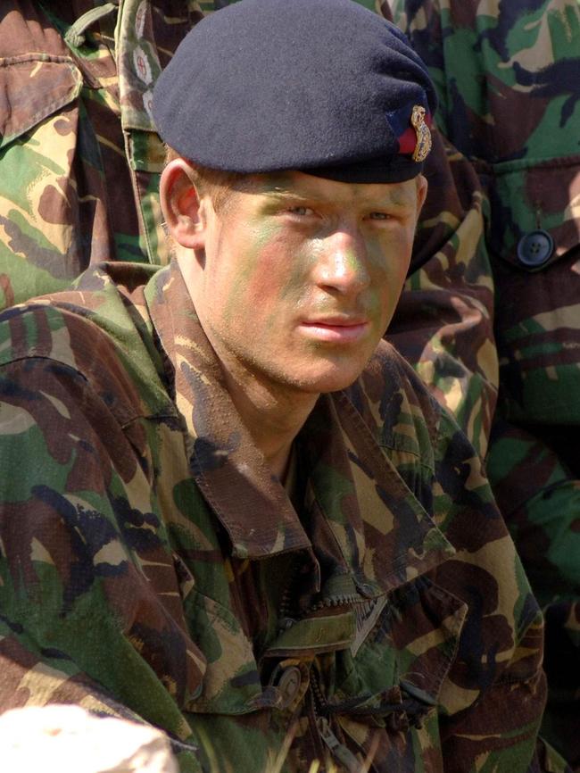 All grown up ... Harry during his time as a Lieutenant in the British army. (Pic: AAP)
