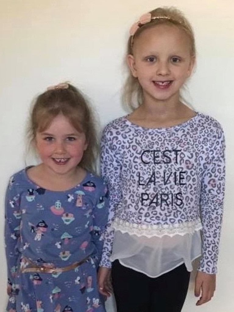 Redkite gave Willow Wells a book to help her understand what her big sister, April, was going through after the cancer diagnosis. Picture: supplied