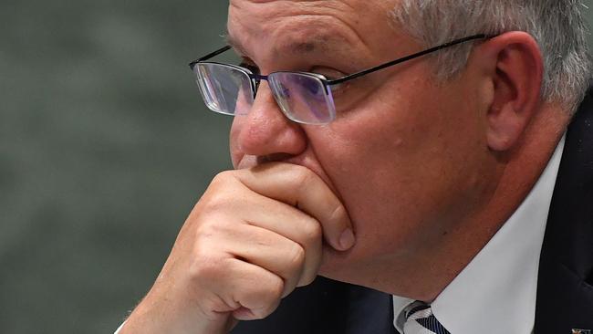 Scott Morrison has chewed through some political capital, but with an approval rating of 55 per cent there is plenty of credit still in the bank. Picture: Getty Images