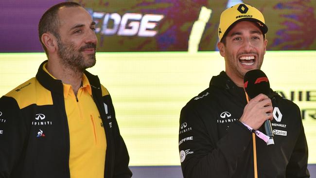 Ricciardo and Renault‘s Cyril Abiteboul will have to put their differences behind them.