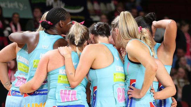 The Mavericks set a goal of reaching the Super Netball finals in theri debut campaign. Picture: Maya Thompson/Getty Images