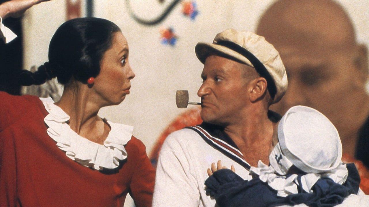 The seaside town was built for the hit film Popeye, which featured late Robin Williams. Picture: Alamy