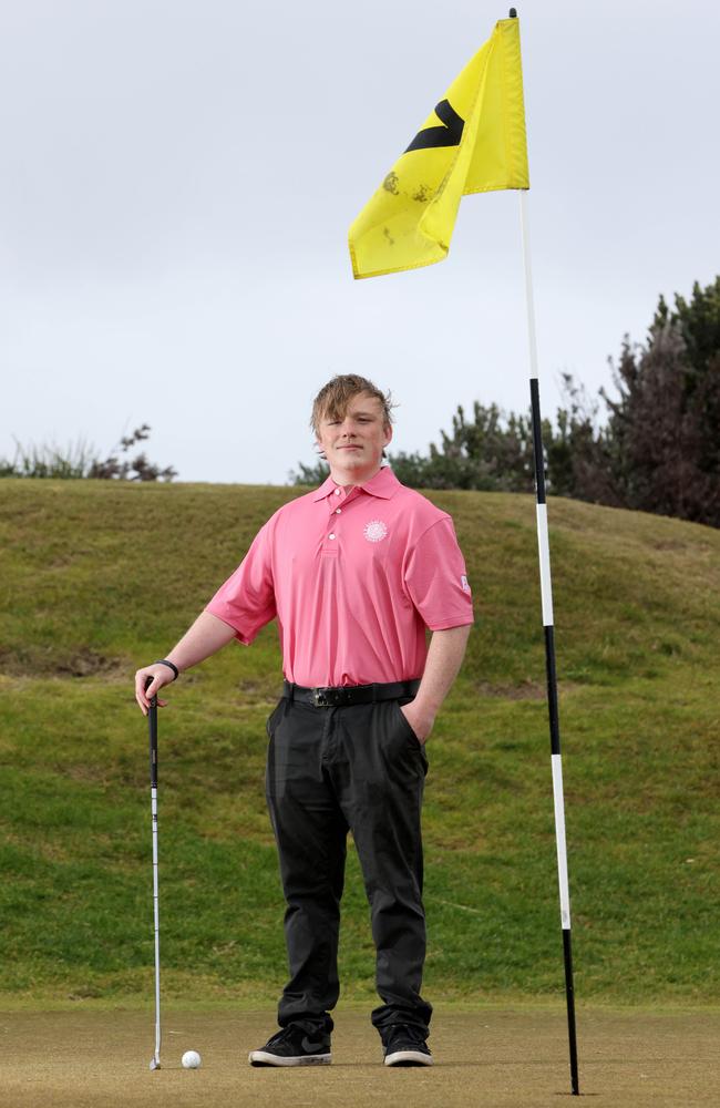 Bondi golfer Casey Hurrel, 19, said he’s found he has much more time to get onto the course since lockdown. “I’ve seen so many fresh faces, and new members coming back more and more.” Picture: Damian Shaw