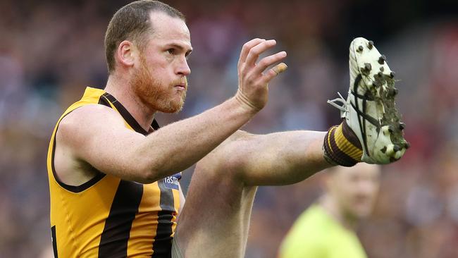 Has congestion contributed to Jarryd Roughead’s drop in form this year? Picture: Michael Klein