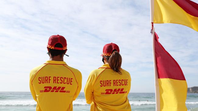 The red and yellow flags will be pulled down for the last time on Monday. Picture: Tim Hunter.