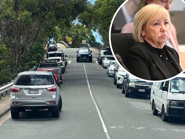 On Tuesday, a Coolangatta resident shined a light on the reality of parking in the suburb and shared a photo of several cars parked along Musgrave Street.