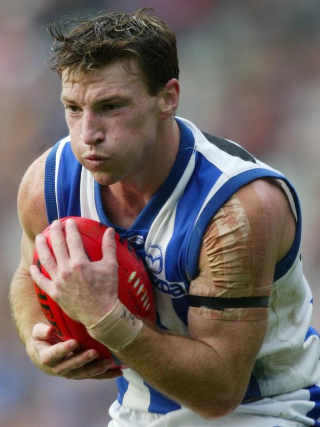 Pint-sized dynamo Brent Harvey, the AFL’s games record holder, rounded out the top five.