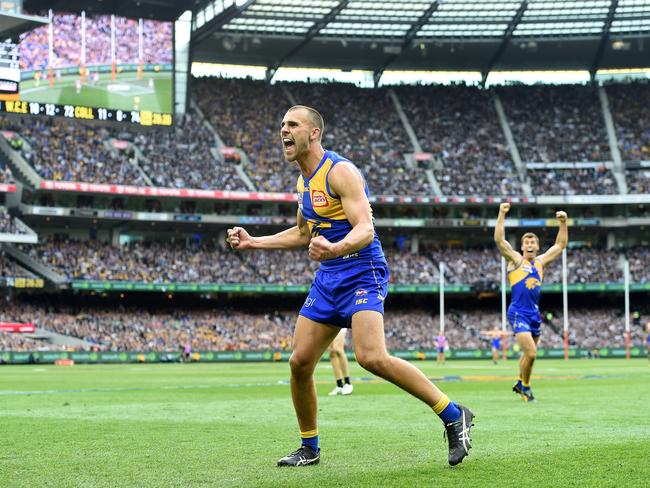 Dom Sheed might have kicked the sealer, but it was the events that led up to his late goal that sealed the Pies’ fate. Picture: Nicole Garmston