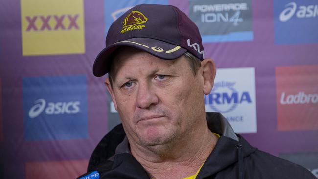 Broncos coach Kevin Walters is under pressure after the club’s late-season slide. Picture: Jerad Williams