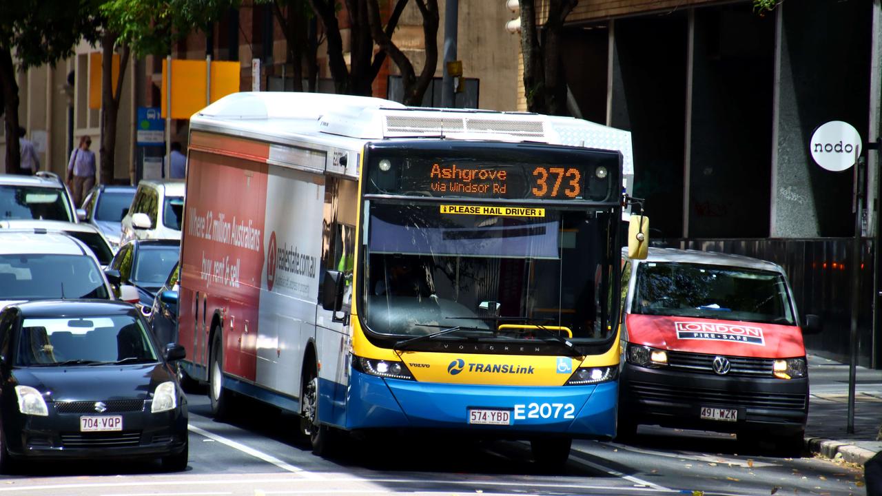 A Translink bus operating in the Brisbane CBD. The service provider does not have plans to expand its Far North operations. Picture David Clark