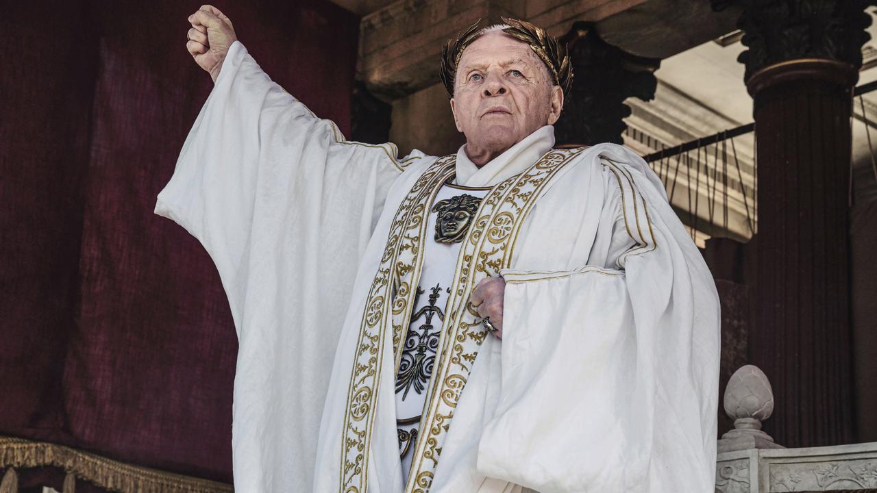 Sir Anthony Hopkins as Emperor Vespasian. Picture: Matteo Graia/Prime Video