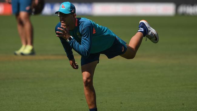 Murphy had only played five Sheffield Shield games before being handed his debut. (Photo by INDRANIL MUKHERJEE / AFP)