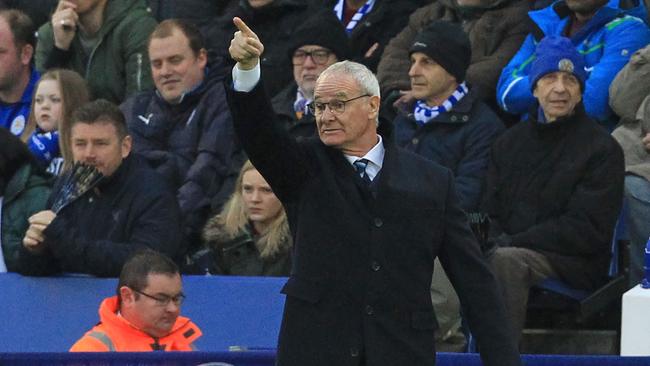 Leicester City's Italian manager Claudio Ranieri