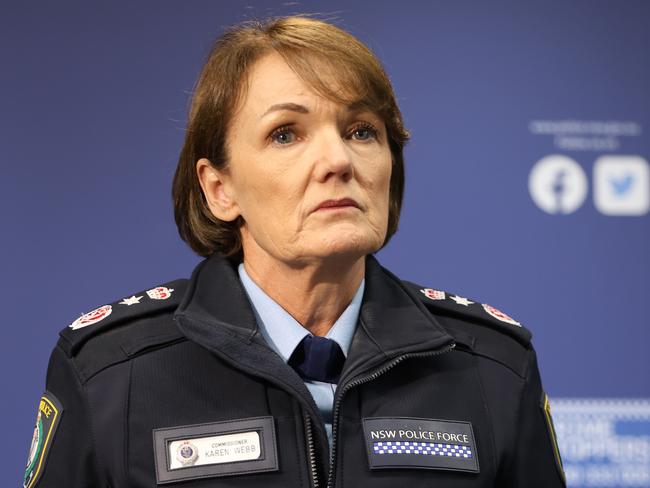 Police Commissioner Karen Webb has come under fire from the police union over her handling of the Ronald Hodge incident. Picture: NewsWire / Damian Shaw