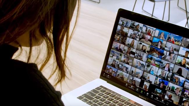 Zoom video-conferencing