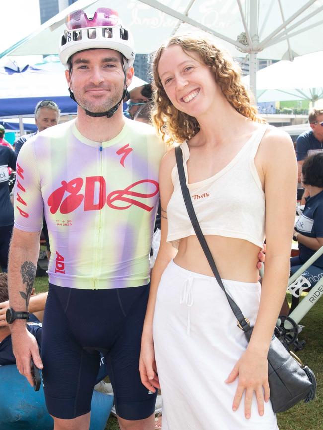Thousands of cyclists took to the streets of the river city on Sunday for the Tour de Brisbane. \Photo: Grace Kessels.
