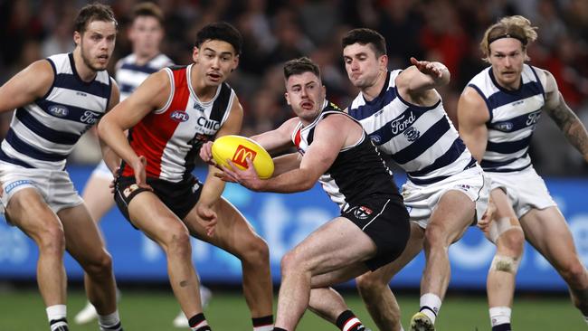 Geelong’s season is officially over. Picture: Getty Images