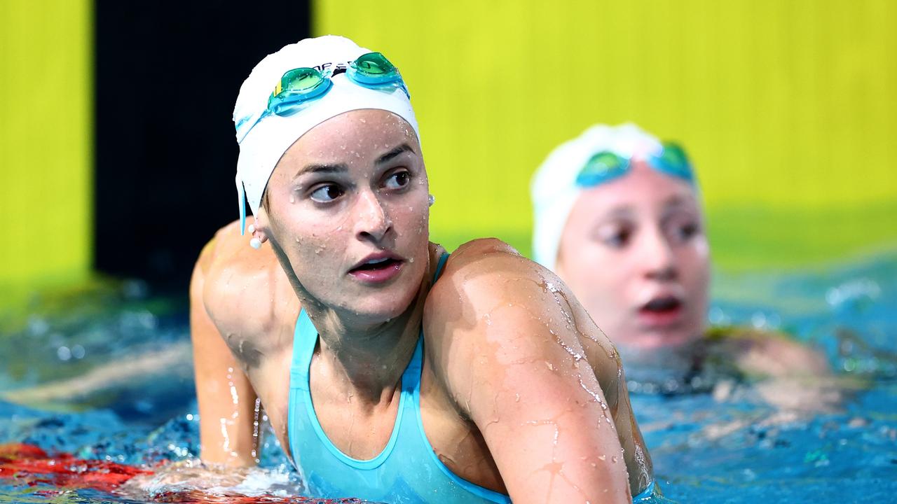 Kaylee set the pool on fire on Tuesday. (Photo by Quinn Rooney/Getty Images)