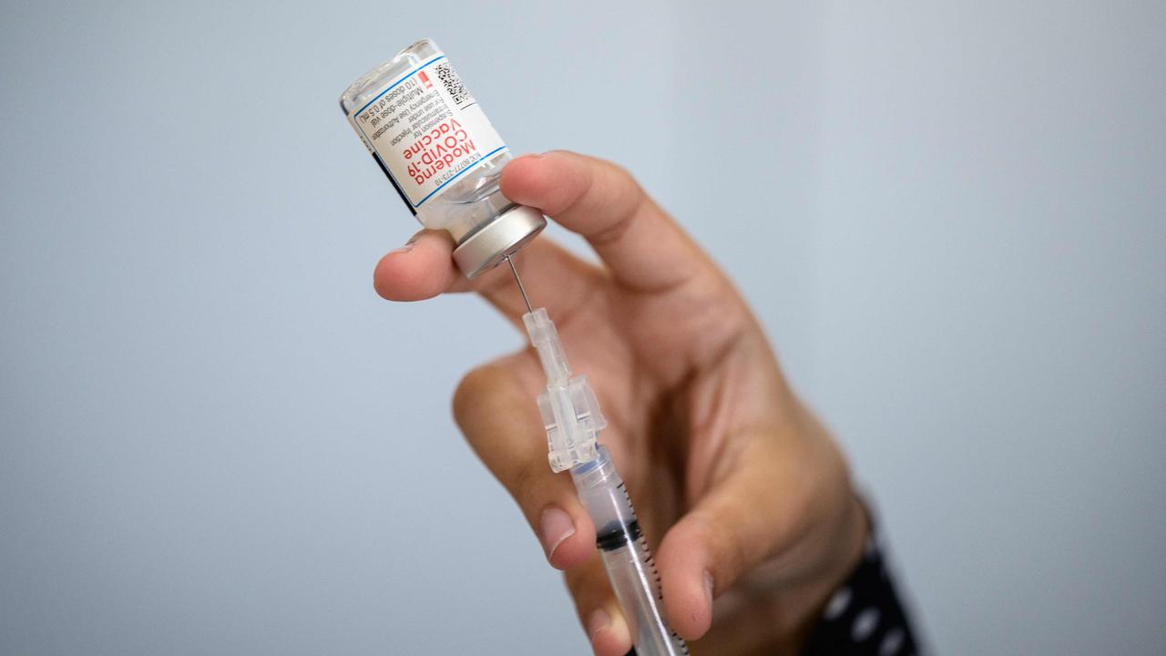 The latest vaccine will be available by December 11. Picture: Angela Weiss/AFP