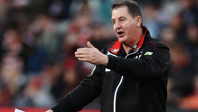 Ross Lyon has been keen to get more talent at the Saints. Picture: Michael Klein