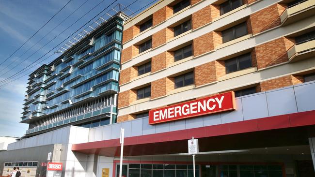 The Geelong hospital emergency department is seeing more people than The Alfred hospital in Melbourne. Picture: Alison Wynd