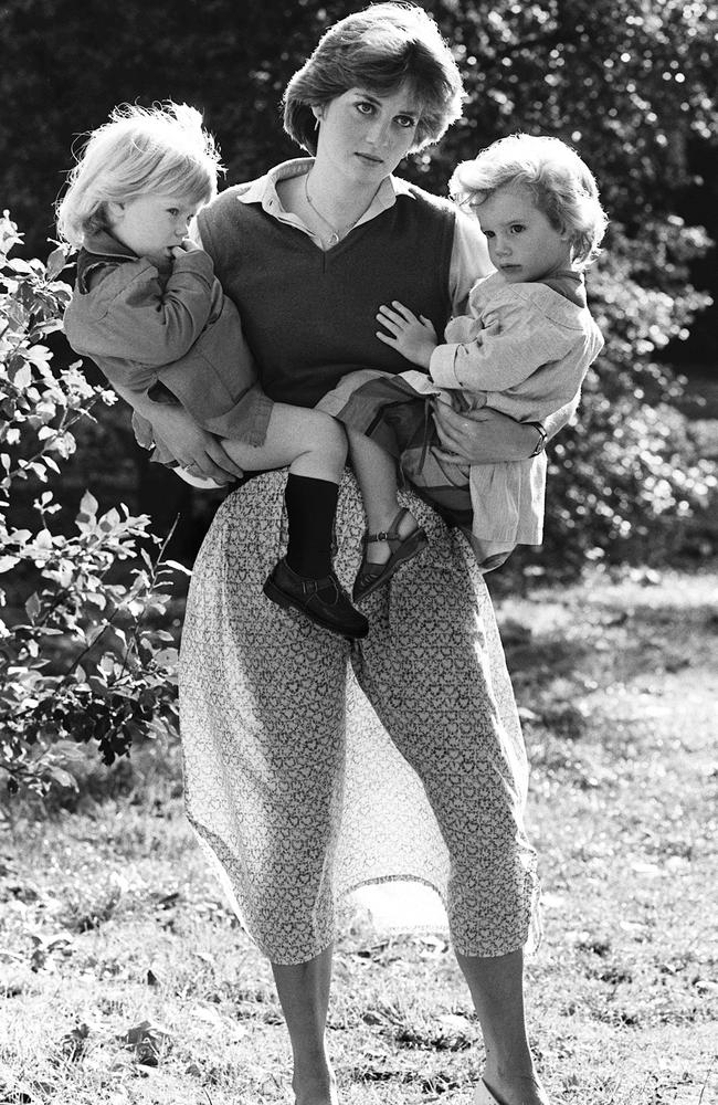 Diana Spencer with two children at the Young England Kindergarten in Pimlico London in September 1980 Picture Arthur Edwards