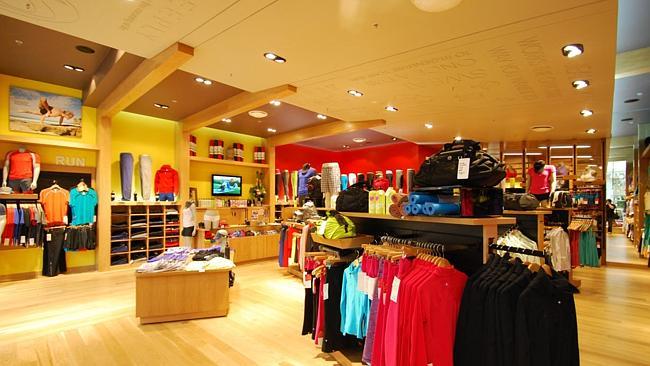 Employees were encouraged to act positively at the brightly coloured stores. 