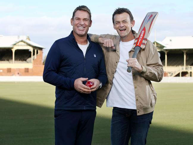 Shane Warne and Adam Gilchrist.