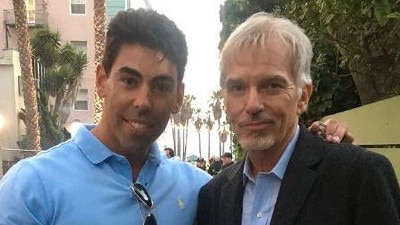 Estephan, for some reason, with Billy Bob Thornton.