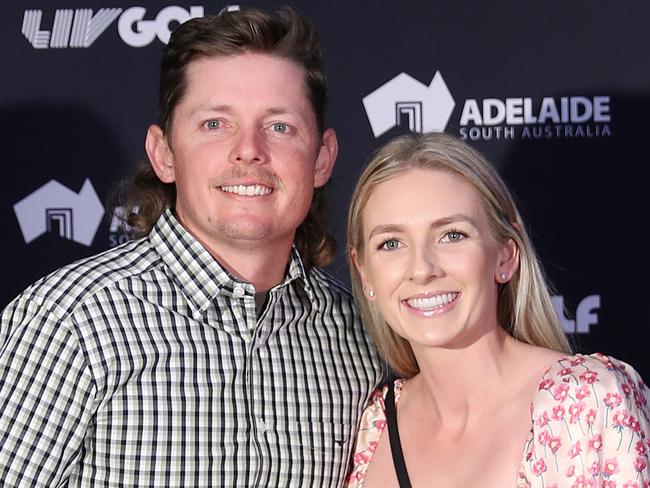 Wednesday, 19th April, 2023 - Liv Tour gala event at the Adelaide Oval. LIV Golf Player Cam Smith and sister Mel. Picture Sarah Reed