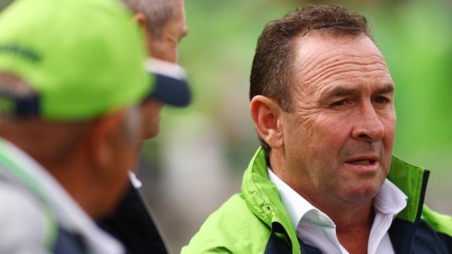 Raiders coach Ricky Stuart has attracted fines totalling more than $100,000 during his career Picture: Getty Images