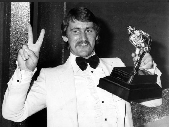 Dally M Footballer of the Year Rocky Laurie in 1980.