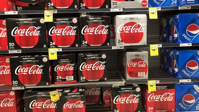 In Woolworths, Coke Zero and Diet Coke outnumbered Coke No Sugar.