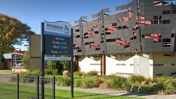 Rosebud Secondary College. Picture: Google