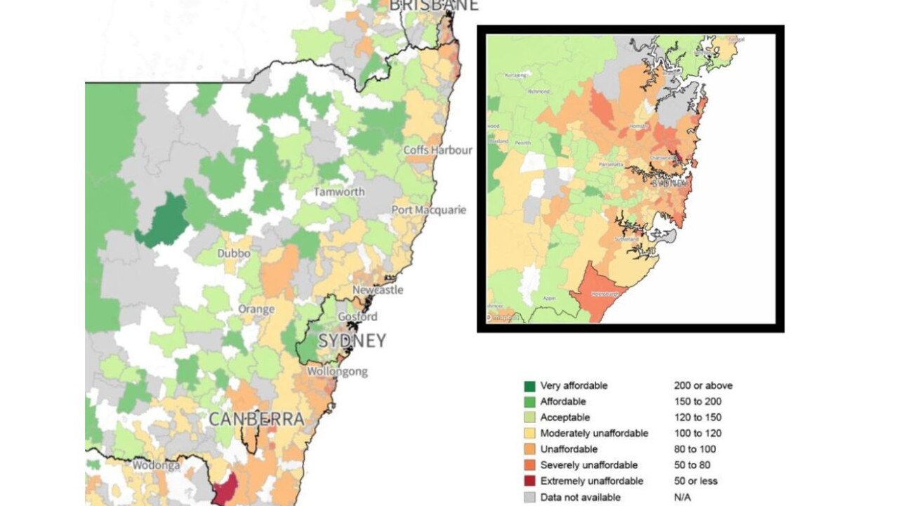 Rental affordability has worsened across most of Australia in the past year.