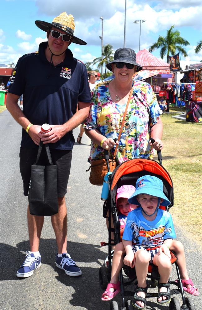 The Burnham family at Rockynats 04 showgrounds precinct on March 31, 2024. Picture: Aden Stokes