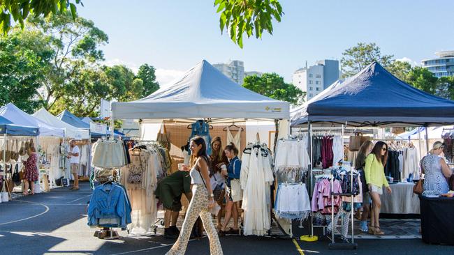 Burleigh’s The Village Markets in 2021. Picture: Marissa Bowden