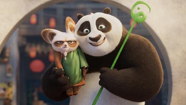 WARNING. WEEKEND TELEGRAPHS SPECIAL.  MUST TALK WITH PIC ED JEFF DARMANIN BEFORE PUBLISHING.      Kung Fu Panda 4   (from left) Shifu (Dustin Hoffman) and Po (Jack Black) in DreamWorks AnimationÃ¢â¬â¢s Kung Fu Panda 4, directed by Mike Mitchell.