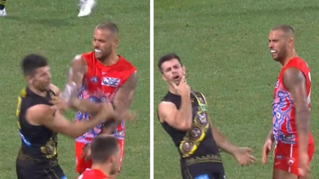 Buddy Franklin might be in some hot water. Photo: Fox Sports