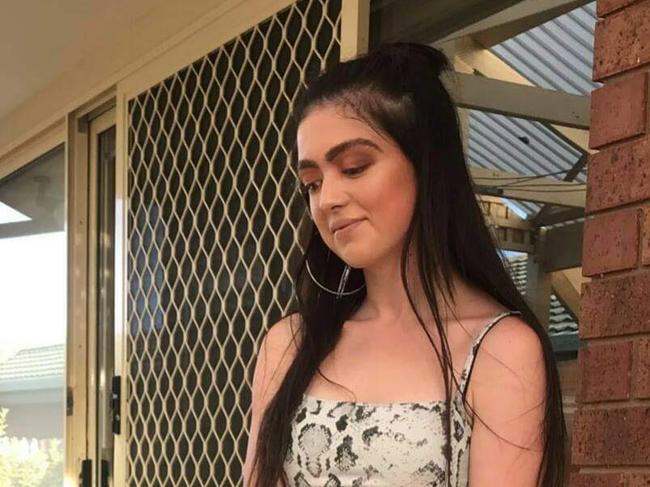 Briana Dougherty spat on a security guard. Picture: Facebook