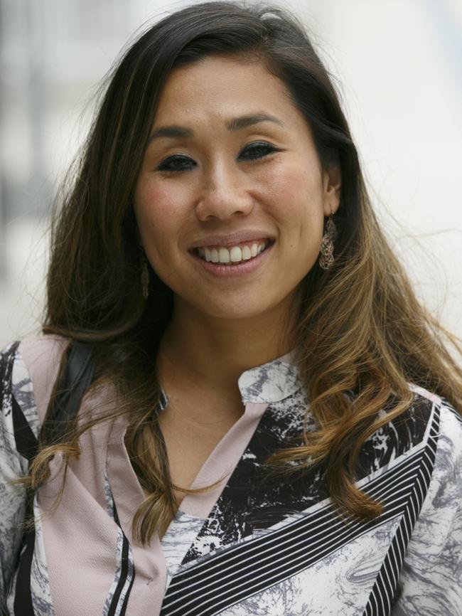 Lynn Dang at West Ryde station today. Picture: Tim Pascoe