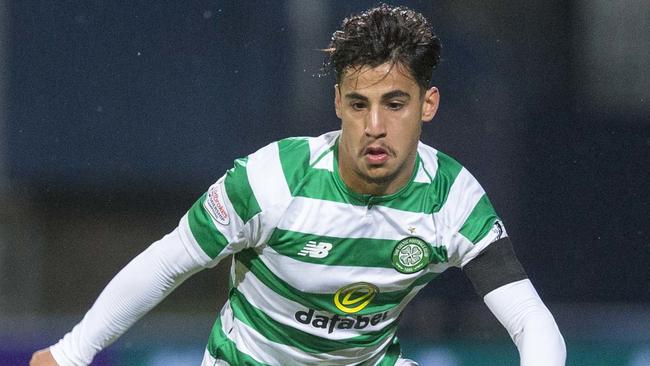 Daniel Arzani is back on the park for Celtic.