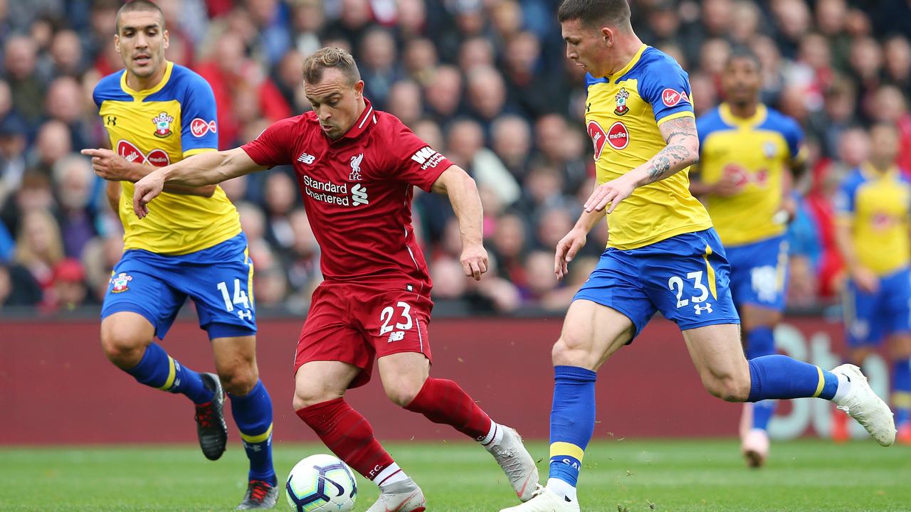 Shaqiri was finally given his first start for Liverpool.