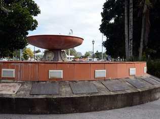 The Lions Fountain at the Lismore City Hall. Photo Cathy Adams / The Northern Star. Picture: Cathy Adams