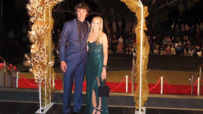 Ben Holland &amp; April Lunn at the Xavier Catholic College formal.