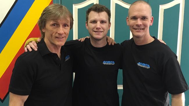 Glenn Ruston, Jeff Horn and Frank Mechler